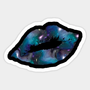 Galaxy Kiss Sticker